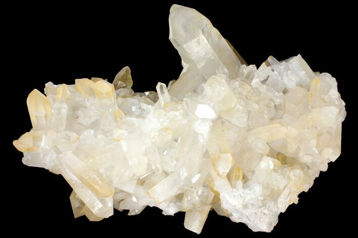 Large, Wide Quartz Crystal Cluster - Brazil #127993